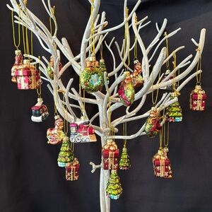 Vintage Mercury Glass Bundle Of 24
Christmas Ornaments